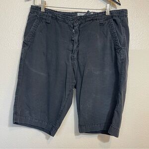 Buffalo David Bitton Dark Gray Flat Front Shorts
